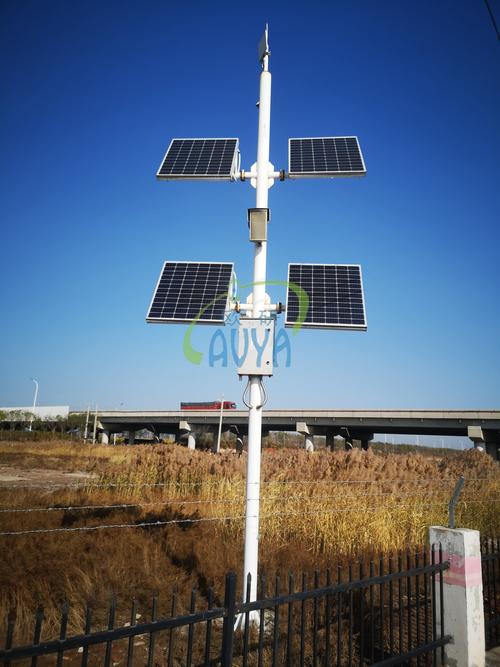 太阳能光伏板充电的无线自动控制电动蝶阀